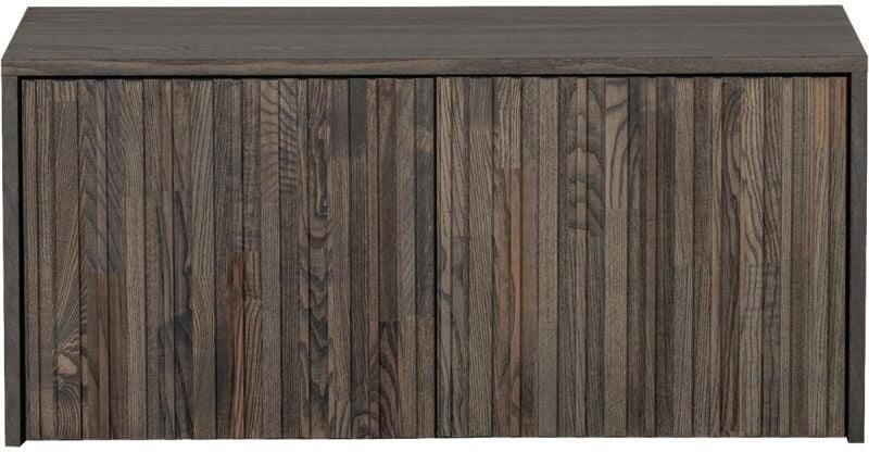 WOOOD New Gravure Kistbank Essenhout Espresso Bruin 40x88x50 cm - Foto 4