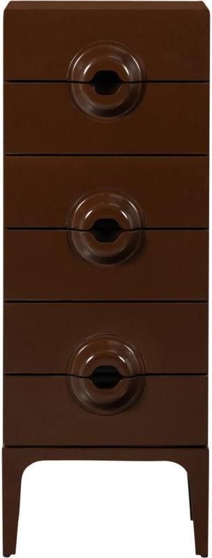 WOOOD Merge Ladekast 6 lades Eucalyptus Hout Bruin Rood 120x44x45 cm - Foto 3