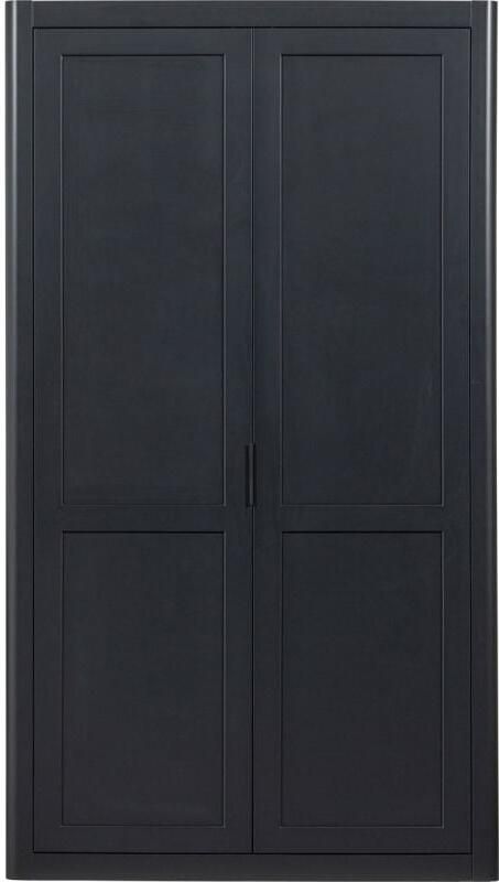 WOOOD Opbergkast Gunnar Grenenhout 217 x 120cm Mat Zwart - Foto 4