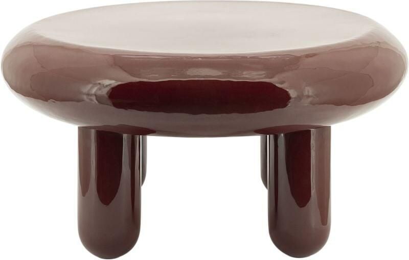 By-Boo Ronde Salontafel Balloon 70cm Burgundy - Foto 1