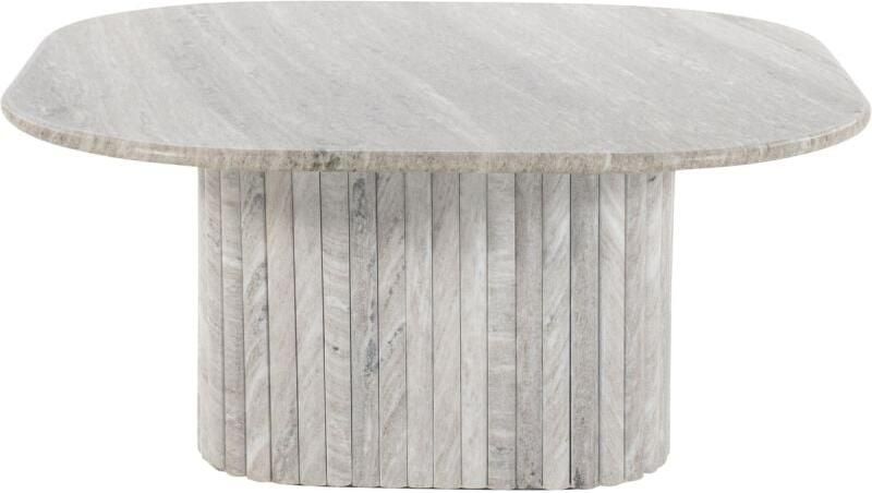By-Boo Salontafel Dorique Marmer 80 x 80cm Bruin Vierkant - Foto 1