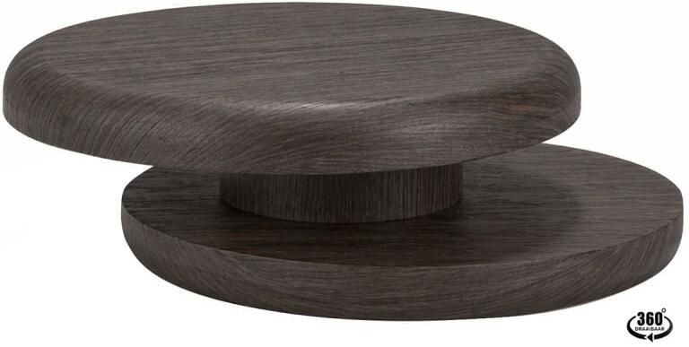 Trendhopper Salontafel Sakana draaibaar Darkgrey