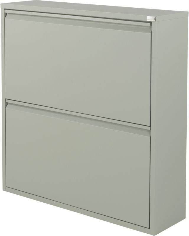 Spinder Design Billy 2 Schoenenkast met 2 vakken 75x22 5x75 cm Olijfgroen - Foto 4