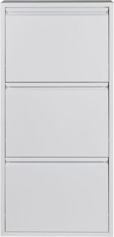 Spinder Design Schoenenkast Billy 3 Wit Metaal 50 x 103 x 15 5 cm Hoogwaardige afwerking - Foto 5