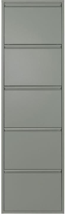 Spinder Design Schoenenkast Billy 5 Groen Metaal 50 x 169 x 15 cm Hoogwaardige afwerking - Foto 3