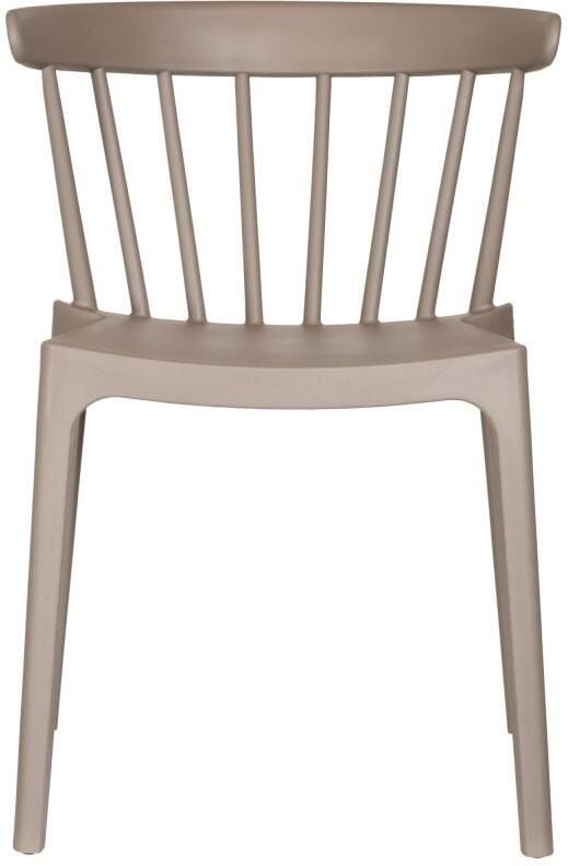 WOOOD Bliss Eetkamerstoel Tuinstoel Kunststof Taupe 75x52x53 - Foto 3