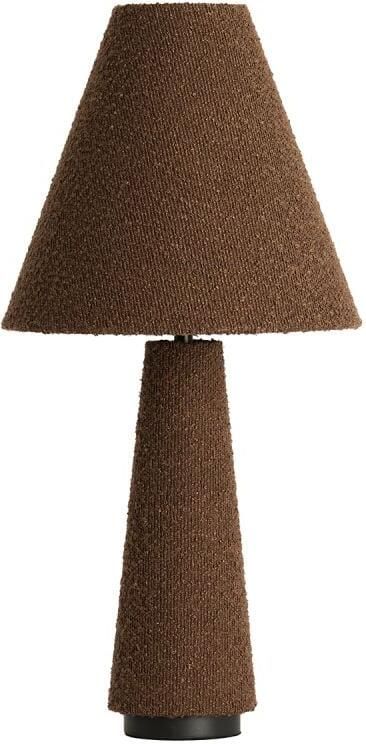Light & Living Tafellamp Devia Bouclé 61cm Bruin