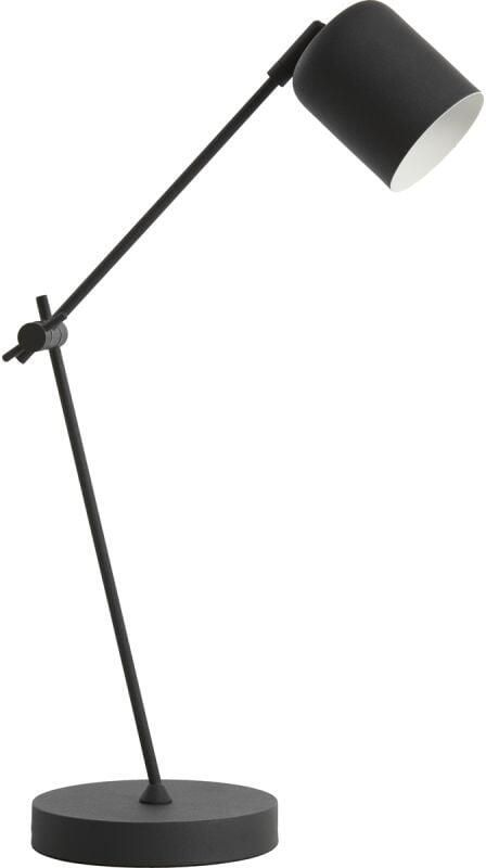 Trendhopper Tafellamp Riksja mat Zwart + dimmer