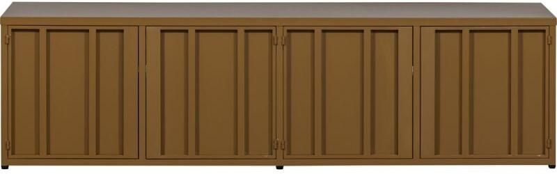 WOOOD Level Tv-Meubel Metaal Honinggeel 44x160x44 - Foto 4