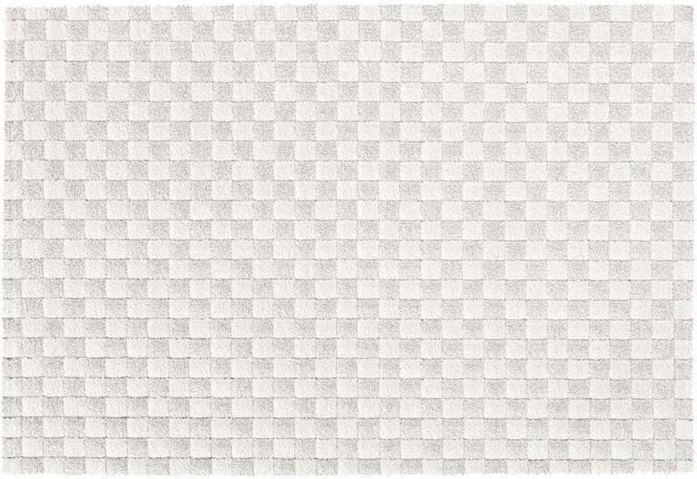 Rugsman Kyoto 014.0010.6121 Vloerkleed 240 x 340 cm Ivoor Rectangular Polyester Woonkamer Geometrisch Shaggy Hoogpolig Scandinavisch Modern - Foto 2