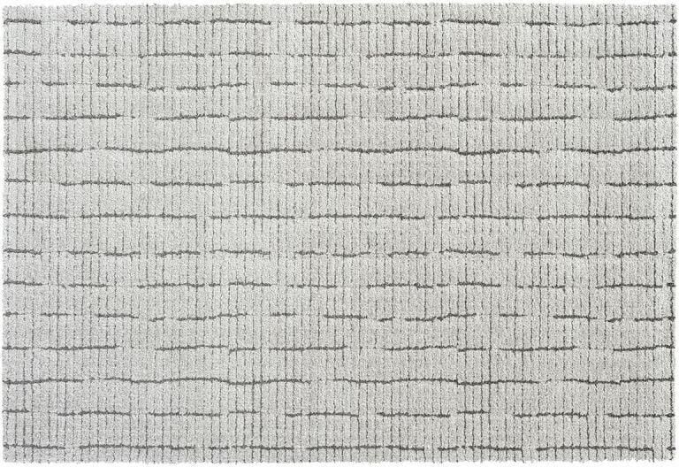 Rugsman Kyoto 014.0002.2131 Vloerkleed 160 x 230 cm Grijs Rechthoekig Polyester Woonkamer Geometrisch Shaggy Hoogpolig Modern - Foto 2