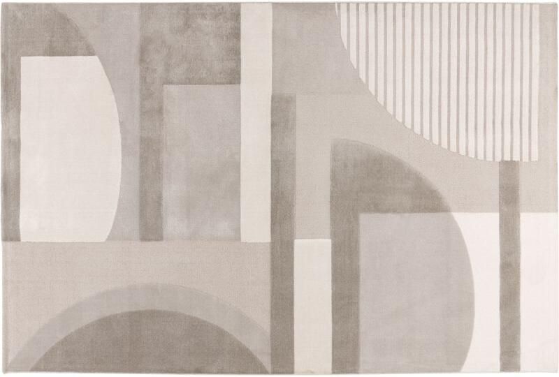 Batucci Vloerkleed Modern Zacht en Comfortabel Zilver Grijs Abstract Design Luxe Uitstraling 160x230 cm