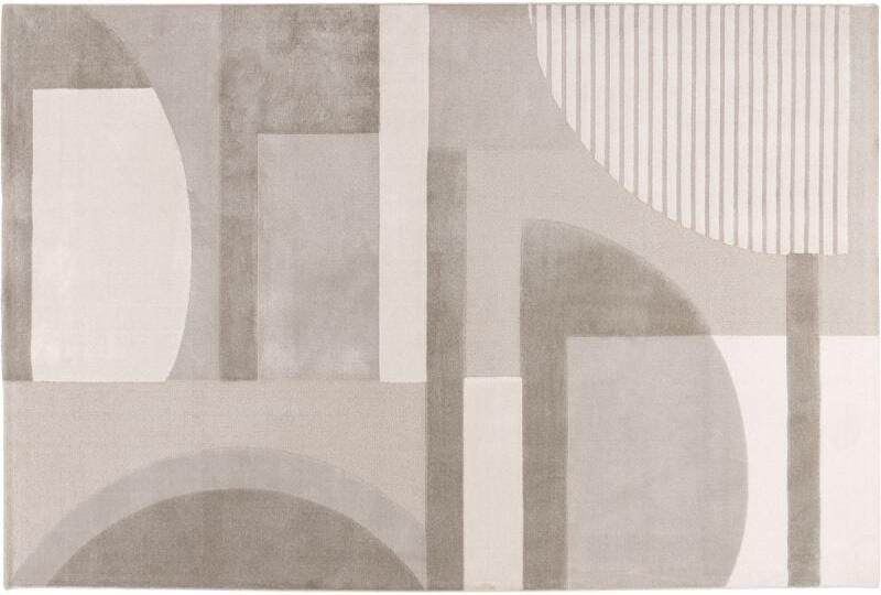 Batucci Vloerkleed Modern Zacht en Comfortabel Zilver Grijs Abstract Design Luxe Uitstraling 160x230 cm