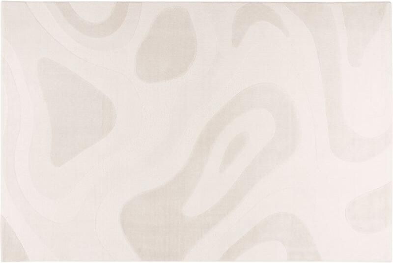 Batucci Vloerkleed Modern Design Tapijt Ivoor Wit Zacht en Comfortabel Abstract Patroon