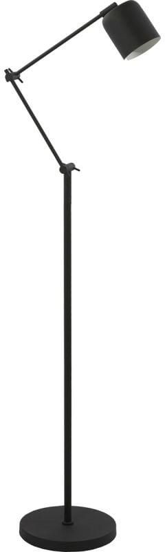 Trendhopper Vloerlamp Riksja mat Zwart + dimmer