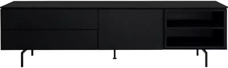 Trendhopper Tv-meubel Plain Zwart