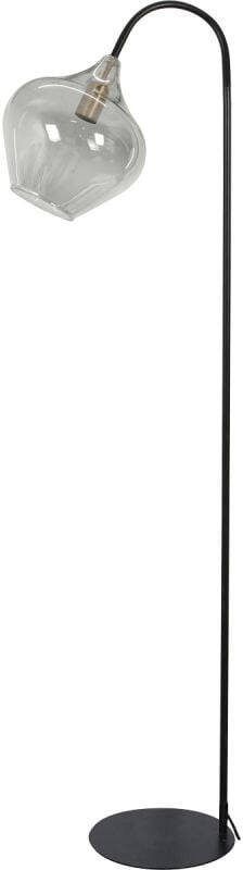 Light & Living Vloerlamp Rakel 160cm Mat Zwart Smoke - Foto 3