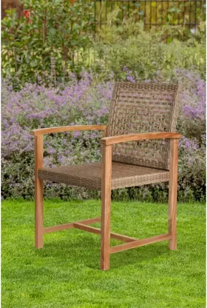 Van Kooten Tuin en Buitenleven Tuinstoel Blitar (per 2 stuks)- Hout- Tuindeco