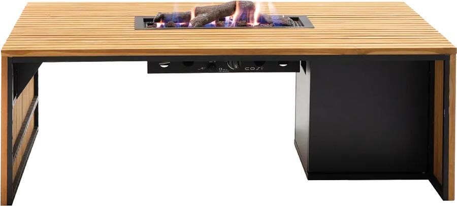 Van Kooten Tuin en Buitenleven Cosibridge 140 teak- Cosi Fires