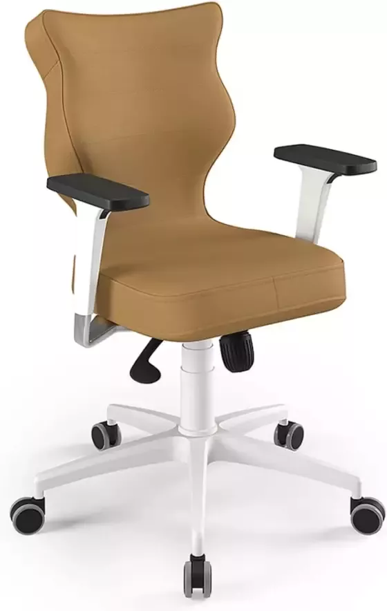 Entelo Kantoorstoel Perto White Vero 26 ergonomisch beige