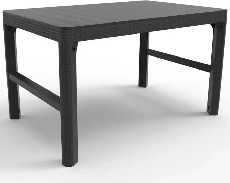 Allibert verstelbare tafel Lyon grijs 116x71 5x40 66 cm Leen Bakker - Foto 2