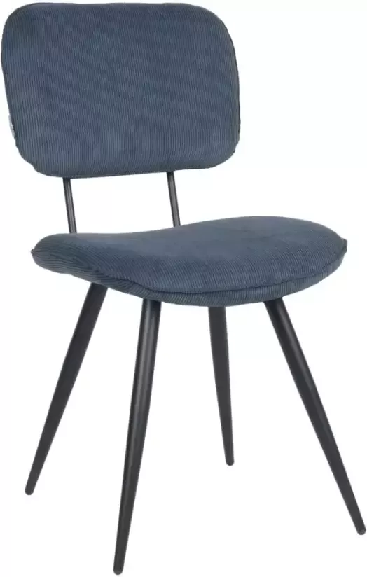 LABEL51 Eetkamerstoelen 2 st Vic 49x60x87 cm blauw - Foto 2