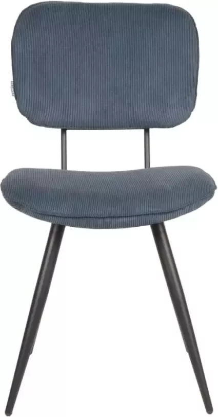 LABEL51 Eetkamerstoelen 2 st Vic 49x60x87 cm blauw - Foto 3