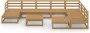 VidaXL 10-delige Loungeset massief grenenhout honingbruin - Thumbnail 3