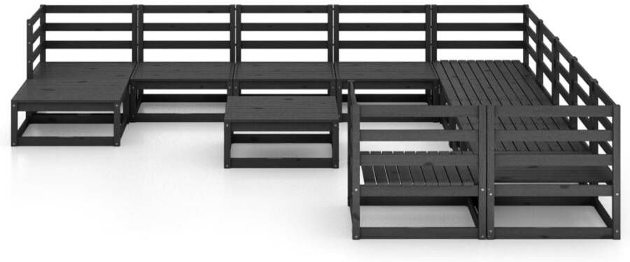 VidaXL 12-delige Loungeset massief grenenhout - Foto 2