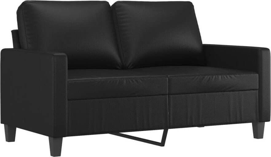 Vida XL vidaXL 2-delige Loungeset met kussens kunstleer zwart-VXL-3201418 - Foto 2