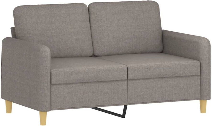 VidaXL -2-delige-Loungeset-met-kussens-stof-taupe - Foto 1