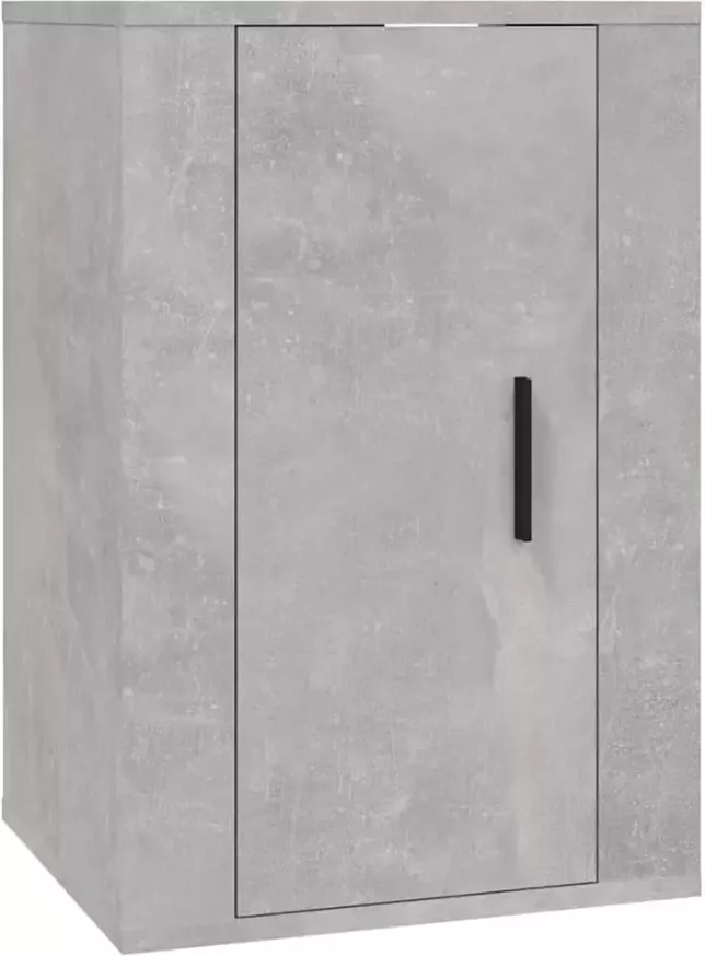 VidaXL -2-delige-Tv-meubelset-bewerkt-hout-betongrijs - Foto 4