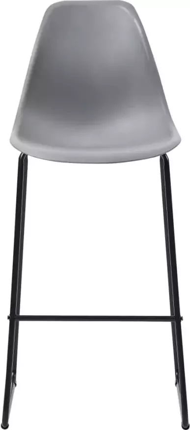 VidaXL -281504--Bar-Stools-4-pcs-Grey-Plastic - Foto 3