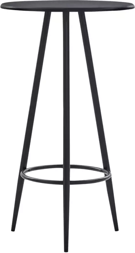 VidaXL -3-delige-Barset-stof-zwart - Foto 4
