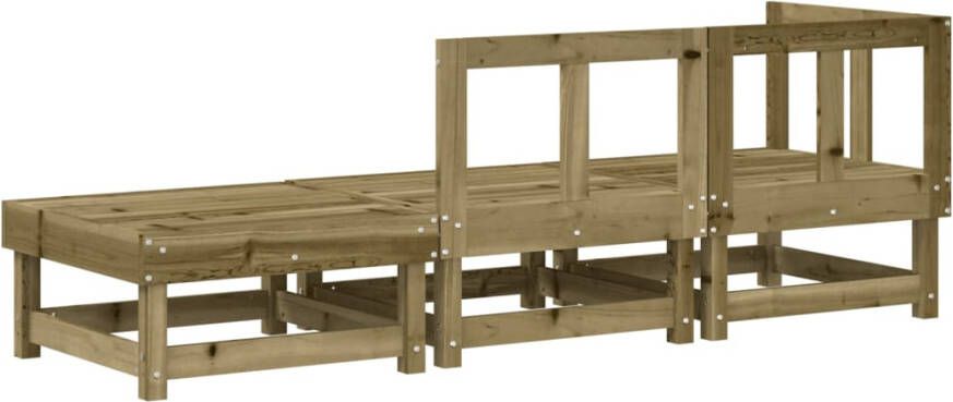VIDAXL 3-delige Loungeset geïmpregneerd grenenhout - Foto 2