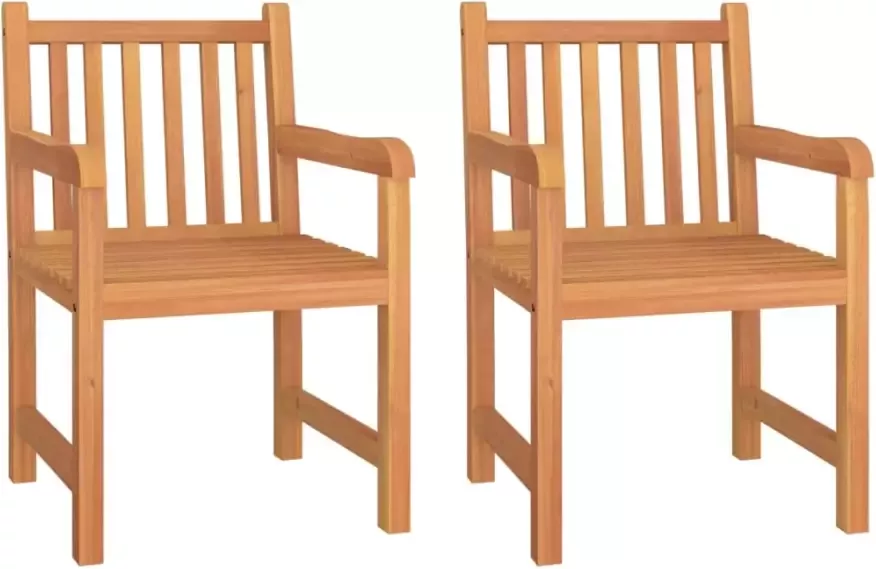 VIDAXL 3-delige Tuinset massief teakhout - Foto 1