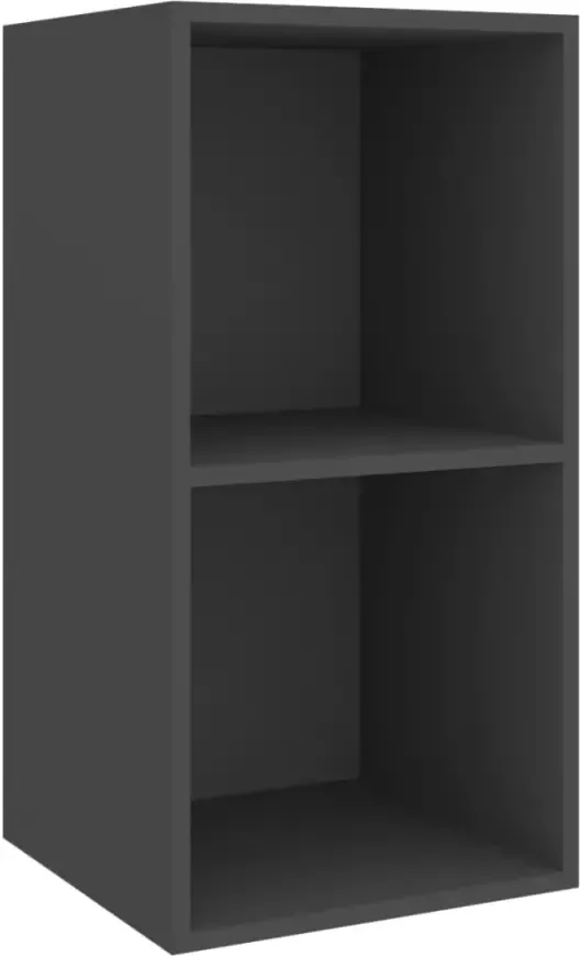 VidaXL 3-delige Tv-meubelset bewerkt hout grijs - Foto 4