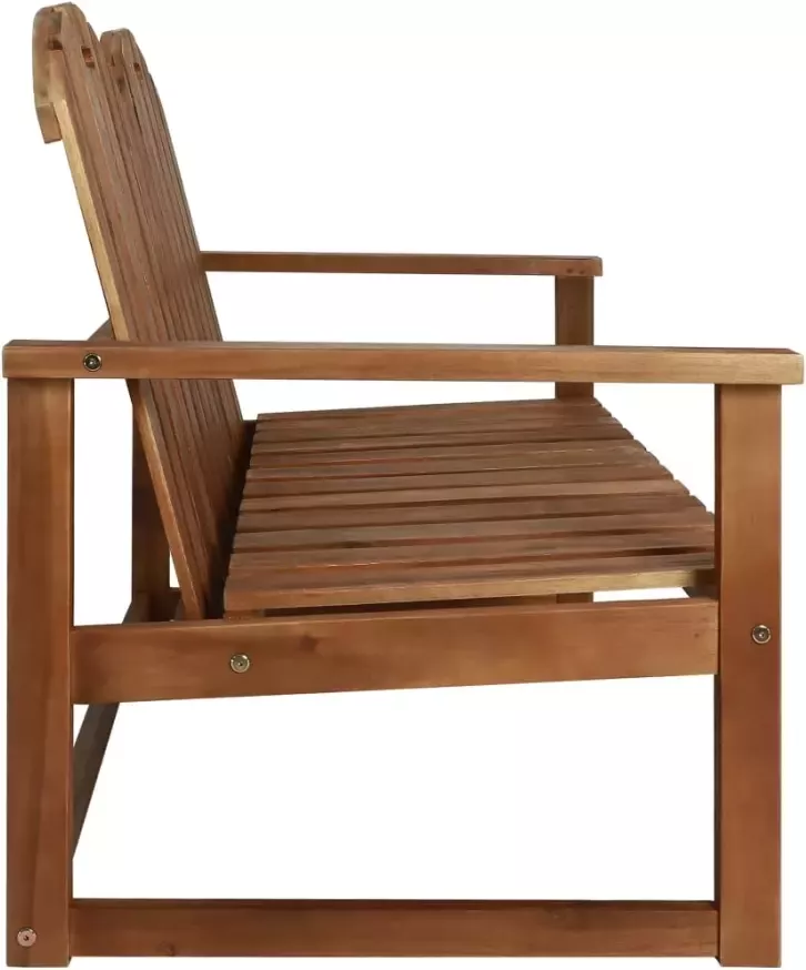 VidaXL 4-delige Loungeset massief acaciahout