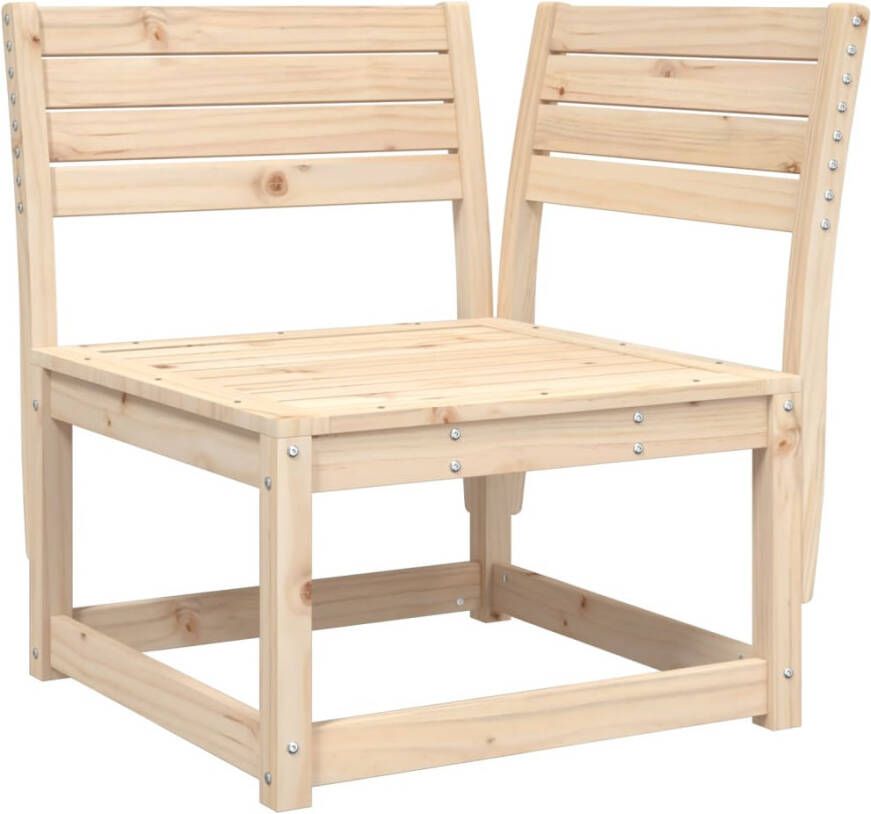 VIDAXL 4-delige Loungeset massief grenenhout