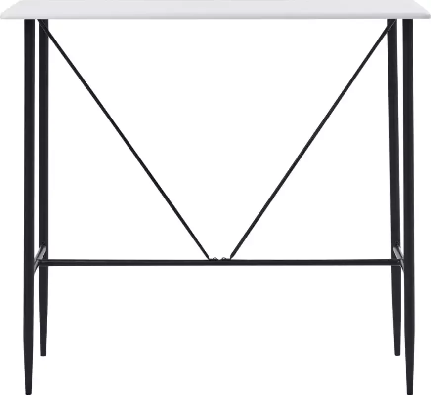 VidaXL -5-delige-Barset-stof-zwart