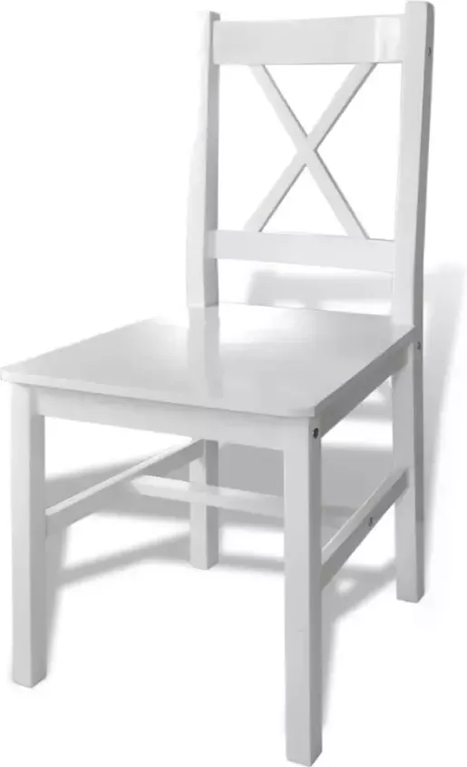 Vida XL vidaXL 5-delige Eethoek wit -VXL-240883 - Foto 3
