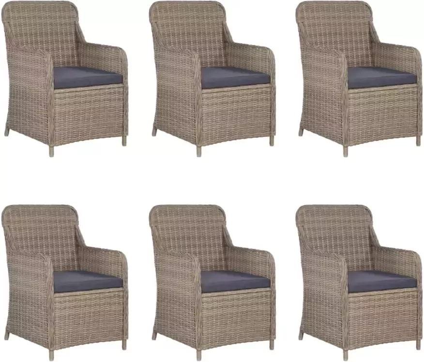 VidaXL 7-delige Tuinset bruin