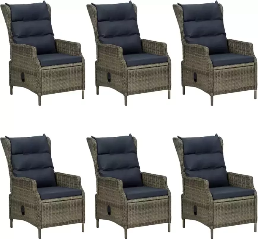 VidaXL 7-delige Tuinset bruin