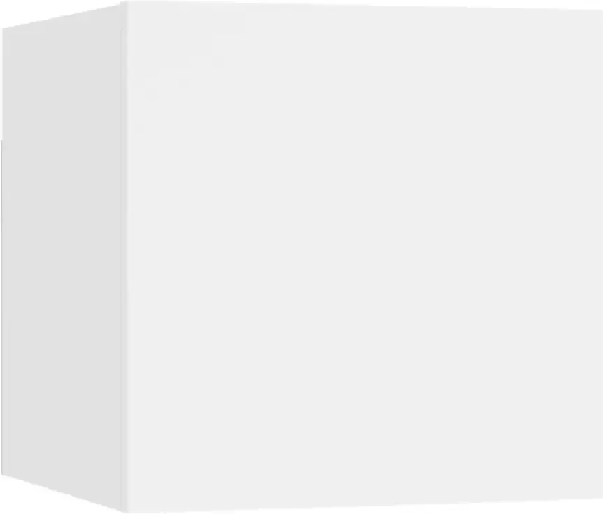 VidaXL 7-delige Tv-meubelset bewerkt hout wit - Foto 3