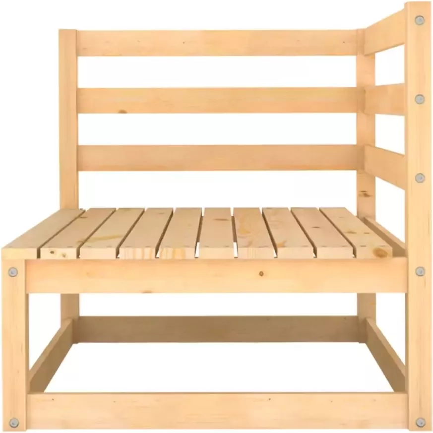 VIDAXL 8-delige Loungeset met kussens massief grenenhout - Foto 1