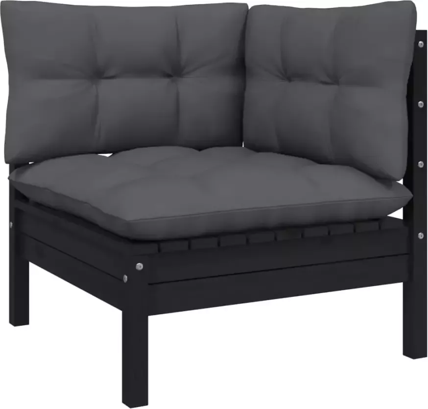 VIDAXL 8-delige Loungeset met kussens massief grenenhout - Foto 1