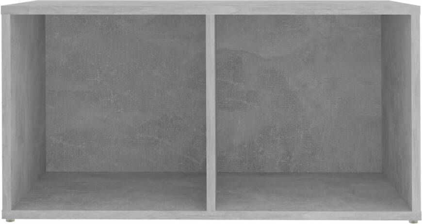 VIDAXL 8-delige Tv-meubelset spaanplaat betongrijs