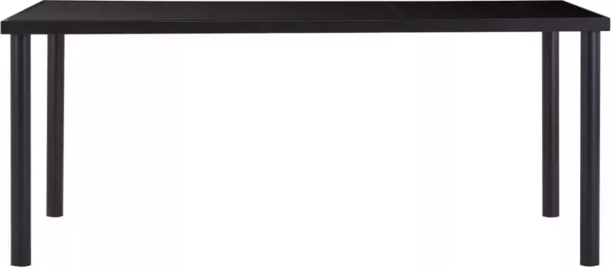 VidaXL -9-delige-Eethoek-kunstleer-zwart - Foto 3