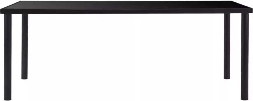 VidaXL 9-delige Eethoek kunstsuÃ¨de grijs - Foto 5