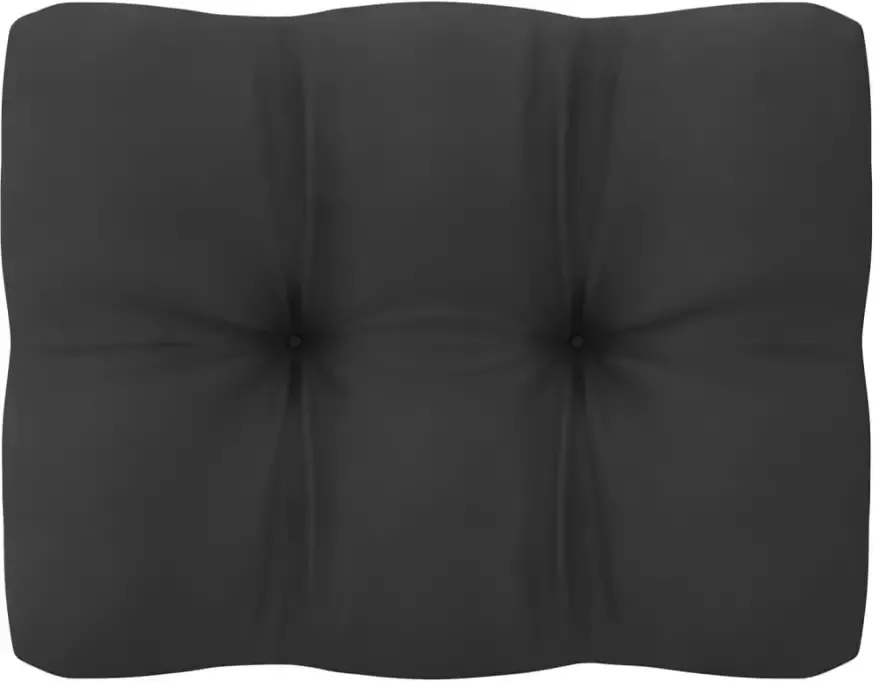 VidaXL 9-delige Loungeset met antracietkleurige kussens grenenhout - Foto 3